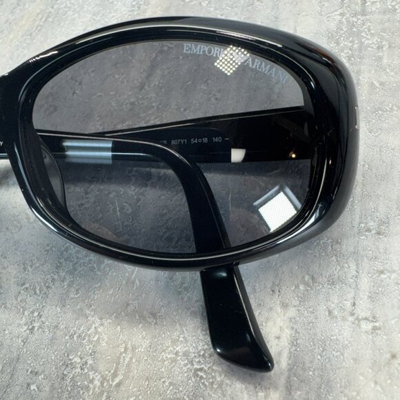 Emporio Armani Womens 9721/S Black Sunglasses Excellent - Picture 3 of 12